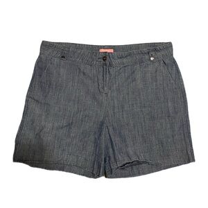 Isaac Mizrahi Dark Blue Women's Shorts